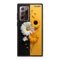 Thumbnail for Samsung Note 20 Ultra Yellow Daisies θήκη από τη Smartfits με σχέδιο στο πίσω μέρος και μαύρο περίβλημα | Smartphone case with colorful back and black bezels by Smartfits