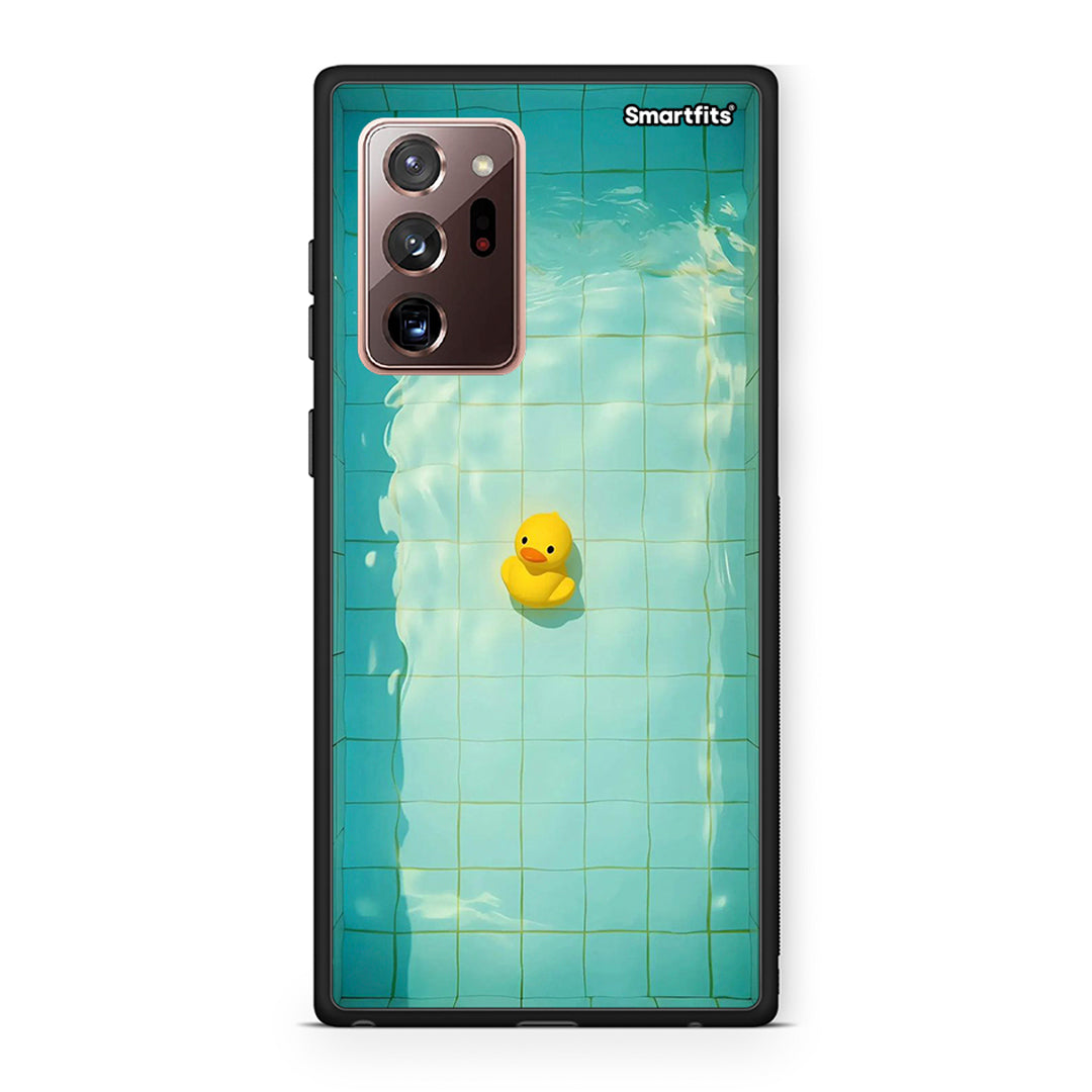 Samsung Note 20 Ultra Yellow Duck θήκη από τη Smartfits με σχέδιο στο πίσω μέρος και μαύρο περίβλημα | Smartphone case with colorful back and black bezels by Smartfits