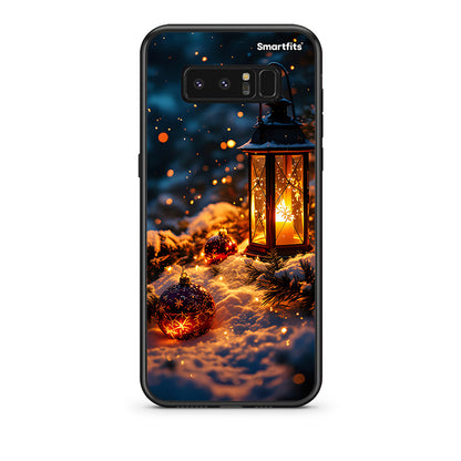 samsung note 8 Christmas Ornaments θήκη από τη Smartfits με σχέδιο στο πίσω μέρος και μαύρο περίβλημα | Smartphone case with colorful back and black bezels by Smartfits