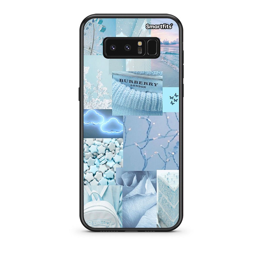 samsung note 8 Ciel Aesthetic Collage θήκη από τη Smartfits με σχέδιο στο πίσω μέρος και μαύρο περίβλημα | Smartphone case with colorful back and black bezels by Smartfits