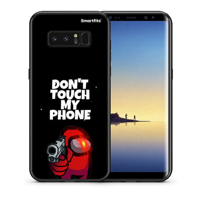 Θήκη Samsung Note 8 My Phone από τη Smartfits με σχέδιο στο πίσω μέρος και μαύρο περίβλημα | Samsung Note 8 My Phone case with colorful back and black bezels