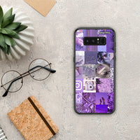 Thumbnail for Purple Aesthetic Collage - Samsung Galaxy Note 8 θήκη