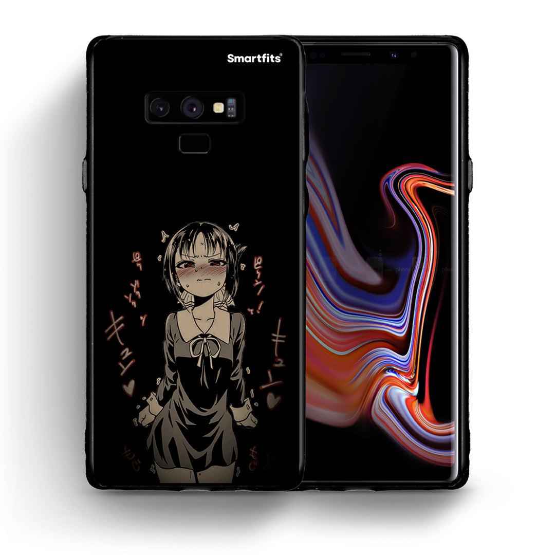Θήκη Samsung Note 9 Anime Girl από τη Smartfits με σχέδιο στο πίσω μέρος και μαύρο περίβλημα | Samsung Note 9 Anime Girl case with colorful back and black bezels