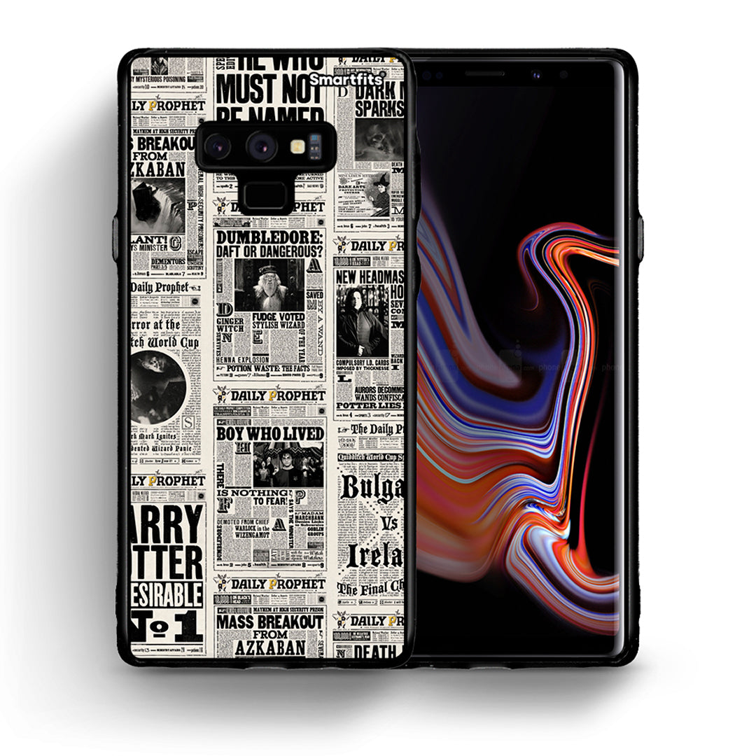 Θήκη Samsung Note 9 Harry Paper από τη Smartfits με σχέδιο στο πίσω μέρος και μαύρο περίβλημα | Samsung Note 9 Harry Paper case with colorful back and black bezels