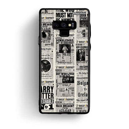 samsung note 9 Harry Paper θήκη από τη Smartfits με σχέδιο στο πίσω μέρος και μαύρο περίβλημα | Smartphone case with colorful back and black bezels by Smartfits