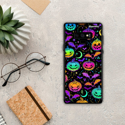 Neon Halloween - Samsung Galaxy Note 9 θήκη