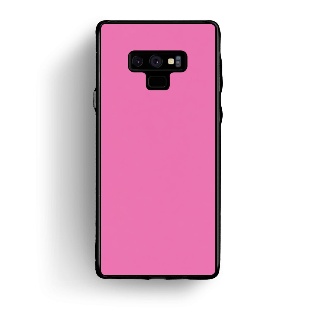 Θήκη Samsung Galaxy Note 9 Rose Pink από τη Smartfits με σχέδιο στο πίσω μέρος και μαύρο περίβλημα | Samsung Galaxy Note 9 Rose Pink case with colorful back and black bezels