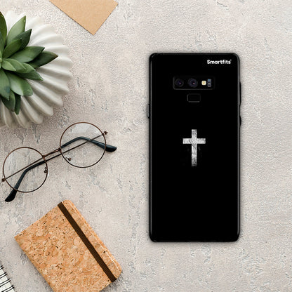 White Cross - Samsung Galaxy Note 9 θήκη