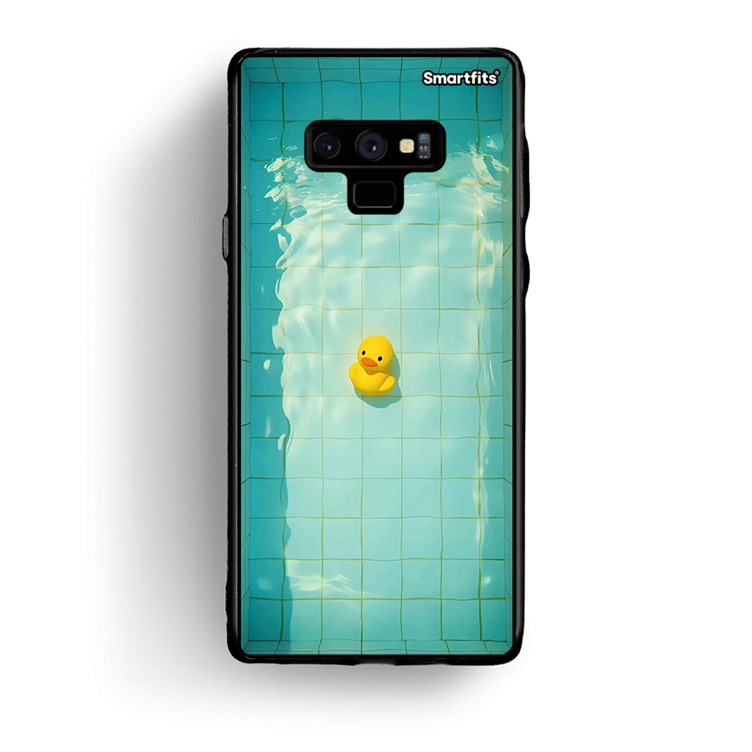 samsung note 9 Yellow Duck θήκη από τη Smartfits με σχέδιο στο πίσω μέρος και μαύρο περίβλημα | Smartphone case with colorful back and black bezels by Smartfits
