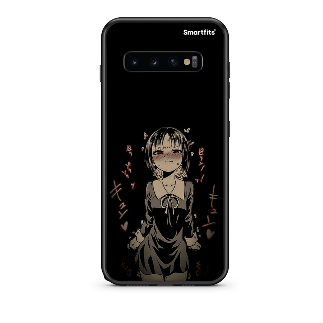 samsung s10 plus Anime Girl θήκη από τη Smartfits με σχέδιο στο πίσω μέρος και μαύρο περίβλημα | Smartphone case with colorful back and black bezels by Smartfits