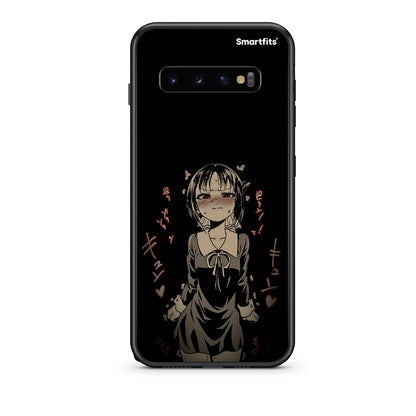 samsung s10 plus Anime Girl θήκη από τη Smartfits με σχέδιο στο πίσω μέρος και μαύρο περίβλημα | Smartphone case with colorful back and black bezels by Smartfits