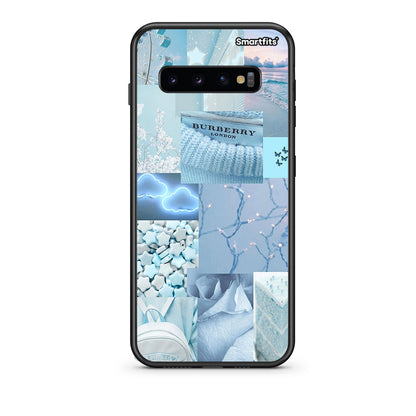 samsung s10 Ciel Aesthetic Collage θήκη από τη Smartfits με σχέδιο στο πίσω μέρος και μαύρο περίβλημα | Smartphone case with colorful back and black bezels by Smartfits
