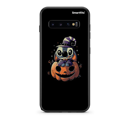 samsung s10 plus Halloween Stitch θήκη από τη Smartfits με σχέδιο στο πίσω μέρος και μαύρο περίβλημα | Smartphone case with colorful back and black bezels by Smartfits
