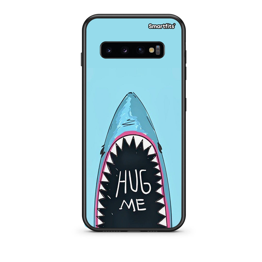 samsung s10 plus Hug Me θήκη από τη Smartfits με σχέδιο στο πίσω μέρος και μαύρο περίβλημα | Smartphone case with colorful back and black bezels by Smartfits