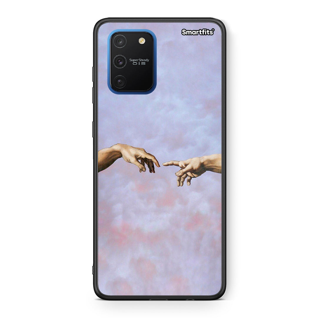 Samsung Galaxy S10 Lite Adam Hand θήκη από τη Smartfits με σχέδιο στο πίσω μέρος και μαύρο περίβλημα | Smartphone case with colorful back and black bezels by Smartfits