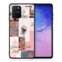 Thumbnail for Θήκη Samsung Galaxy S10 Lite Aesthetic Collage από τη Smartfits με σχέδιο στο πίσω μέρος και μαύρο περίβλημα | Samsung Galaxy S10 Lite Aesthetic Collage case with colorful back and black bezels