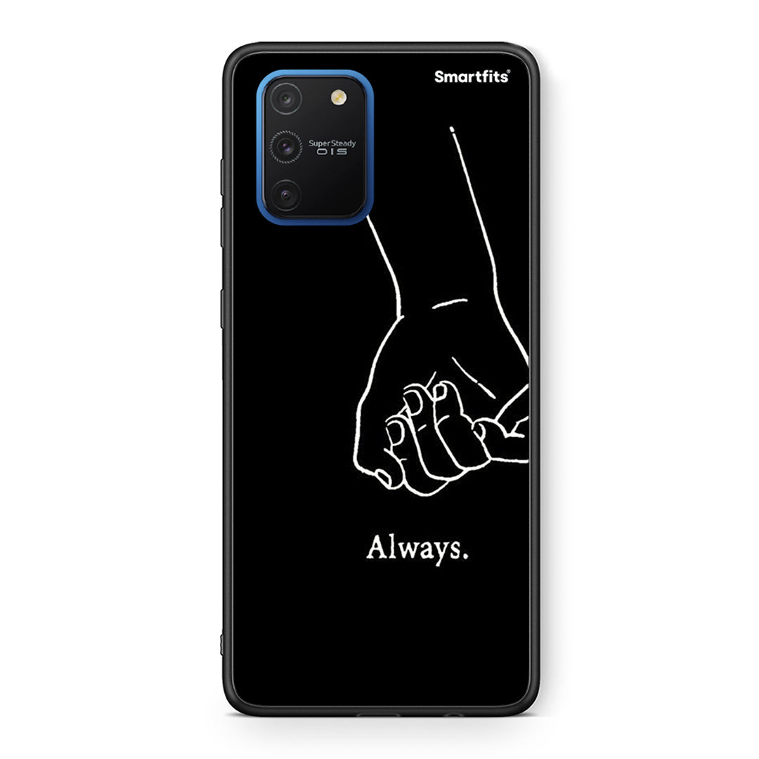 Samsung Galaxy S10 Lite Always & Forever 1 Θήκη Αγίου Βαλεντίνου από τη Smartfits με σχέδιο στο πίσω μέρος και μαύρο περίβλημα | Smartphone case with colorful back and black bezels by Smartfits