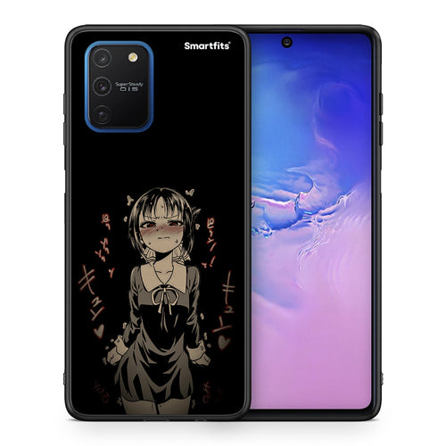 Θήκη Samsung Galaxy S10 Lite Anime Girl από τη Smartfits με σχέδιο στο πίσω μέρος και μαύρο περίβλημα | Samsung Galaxy S10 Lite Anime Girl case with colorful back and black bezels