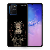 Thumbnail for Θήκη Samsung Galaxy S10 Lite Anime Girl από τη Smartfits με σχέδιο στο πίσω μέρος και μαύρο περίβλημα | Samsung Galaxy S10 Lite Anime Girl case with colorful back and black bezels