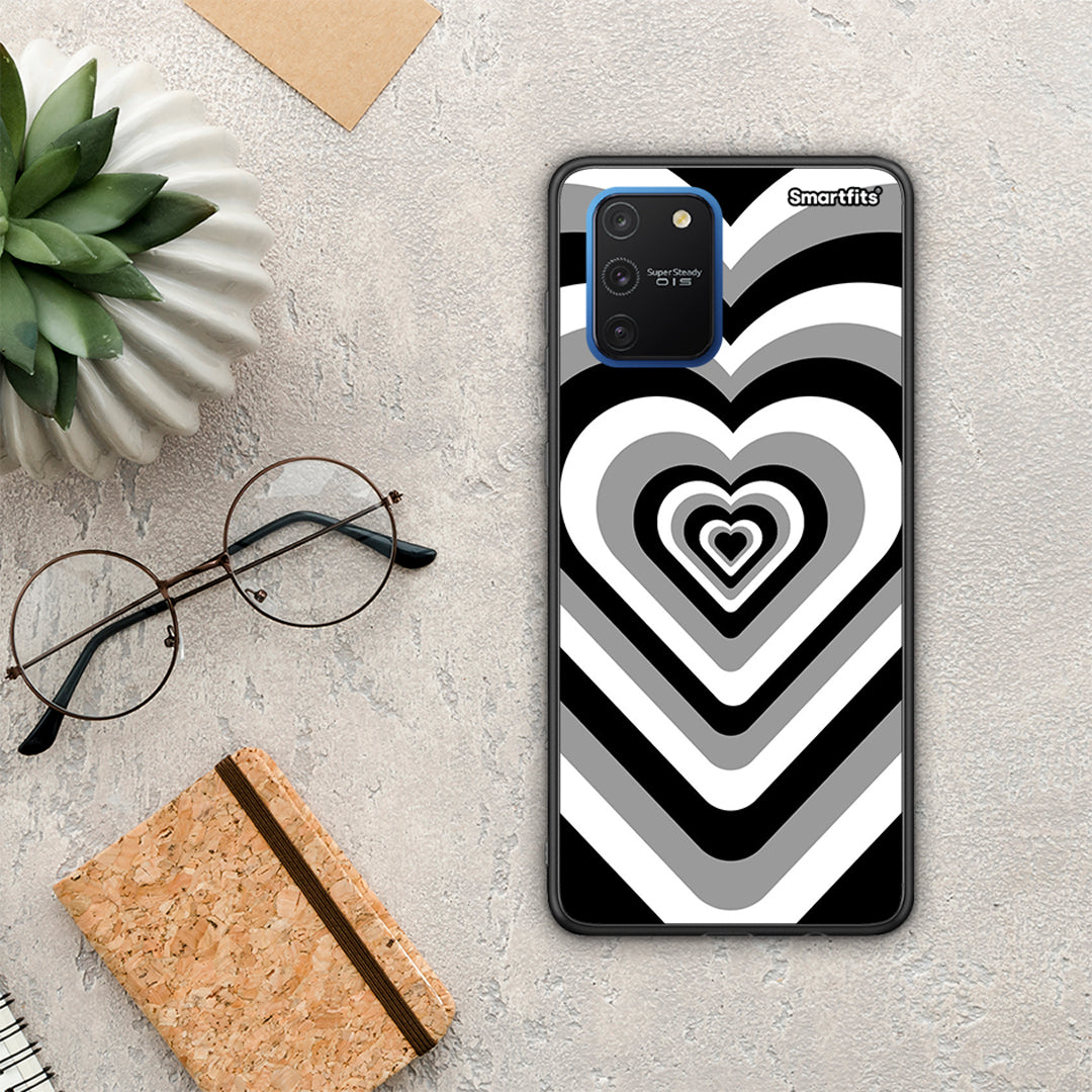 Black Hearts - Samsung Galaxy S10 Lite θήκη