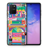 Thumbnail for Θήκη Samsung Galaxy S10 Lite Bubbles Soap από τη Smartfits με σχέδιο στο πίσω μέρος και μαύρο περίβλημα | Samsung Galaxy S10 Lite Bubbles Soap case with colorful back and black bezels