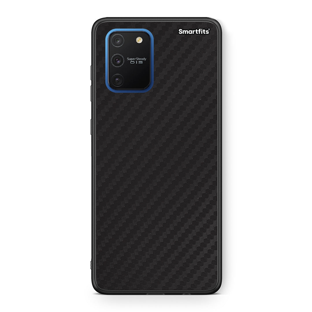 Samsung Galaxy S10 Lite Carbon Black θήκη από τη Smartfits με σχέδιο στο πίσω μέρος και μαύρο περίβλημα | Smartphone case with colorful back and black bezels by Smartfits