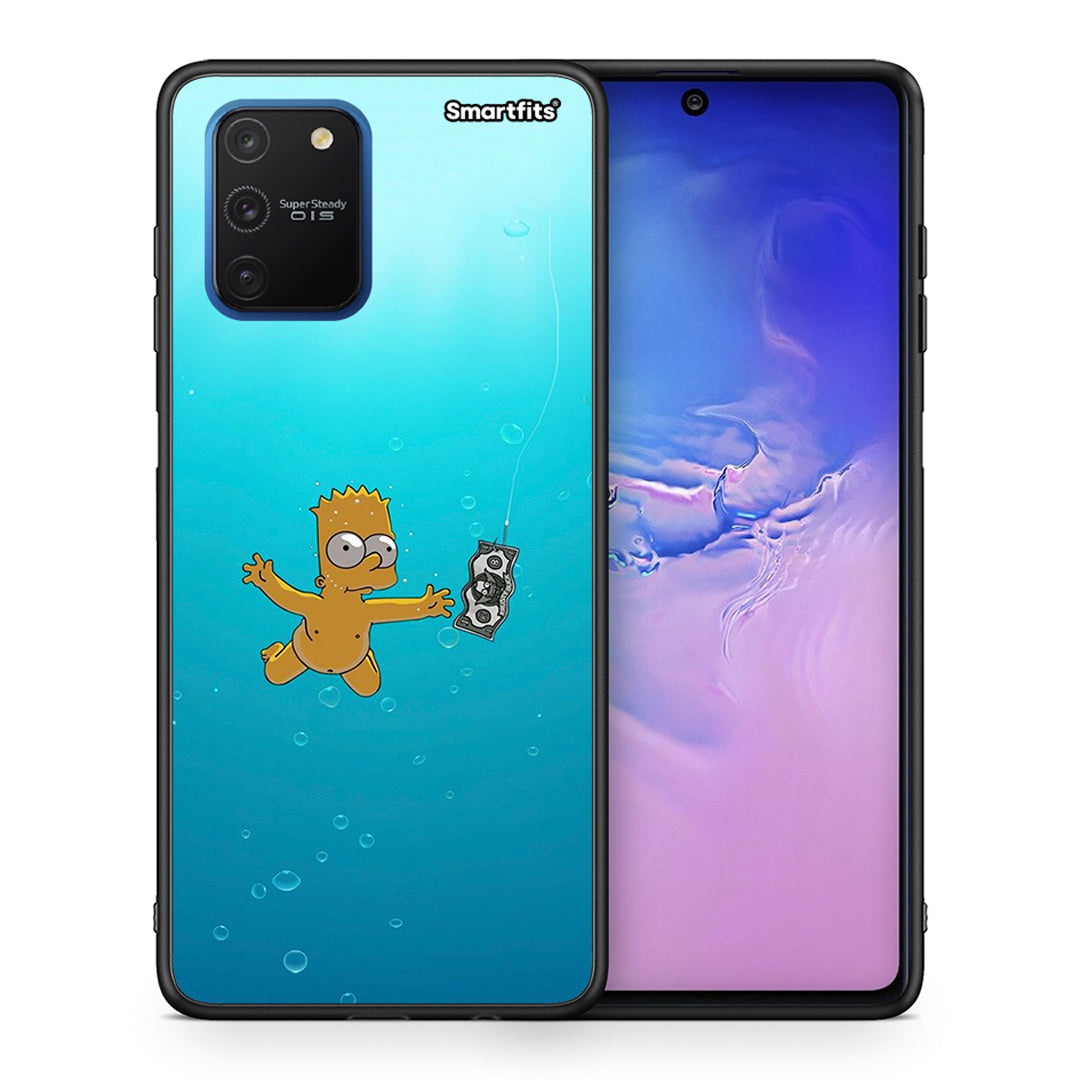 Θήκη Samsung Galaxy S10 Lite Chasing Money από τη Smartfits με σχέδιο στο πίσω μέρος και μαύρο περίβλημα | Samsung Galaxy S10 Lite Chasing Money case with colorful back and black bezels