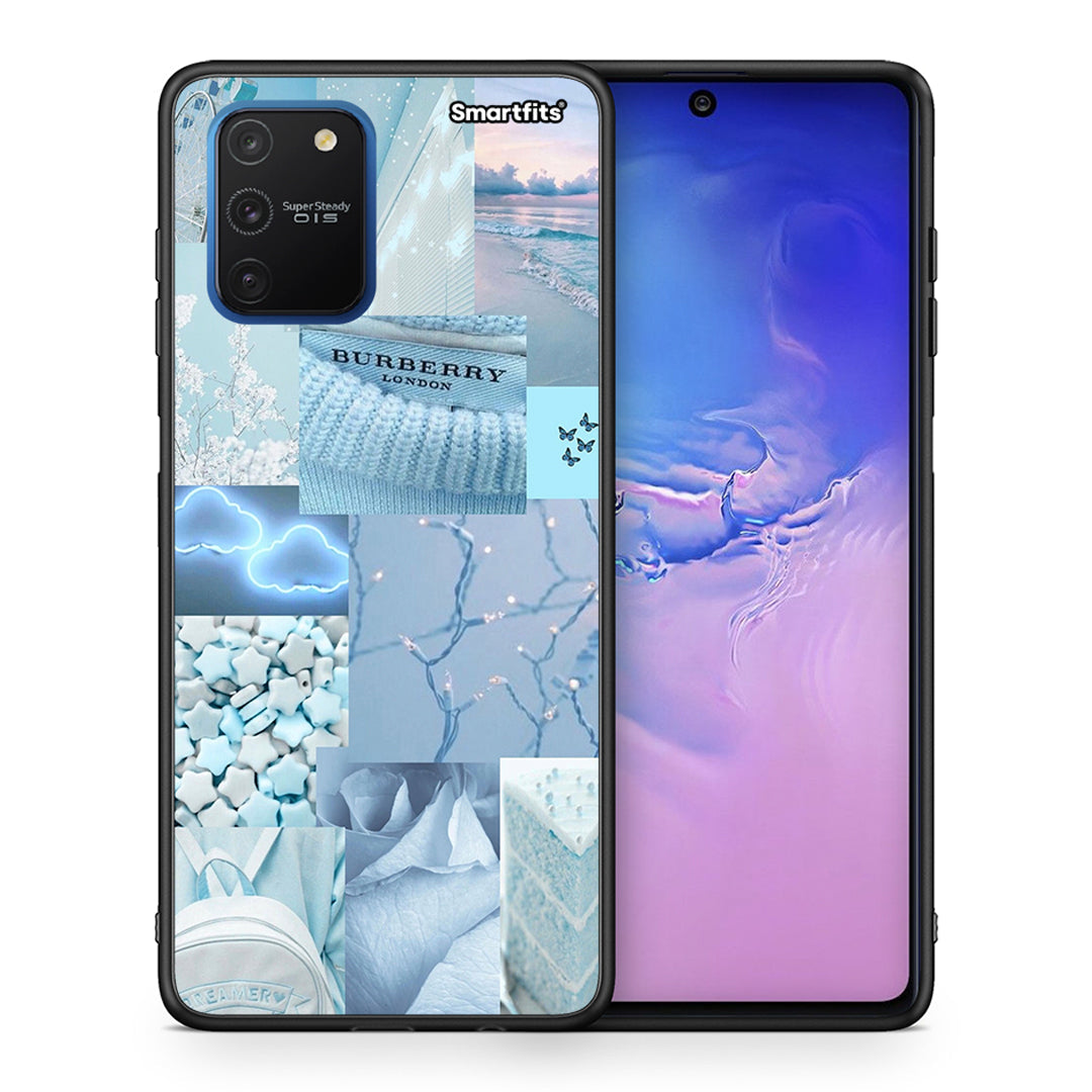 Θήκη Samsung Galaxy S10 Lite Ciel Aesthetic Collage από τη Smartfits με σχέδιο στο πίσω μέρος και μαύρο περίβλημα | Samsung Galaxy S10 Lite Ciel Aesthetic Collage case with colorful back and black bezels