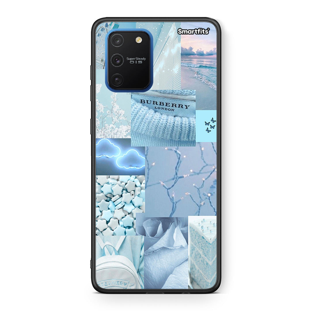 Samsung Galaxy S10 Lite Ciel Aesthetic Collage θήκη από τη Smartfits με σχέδιο στο πίσω μέρος και μαύρο περίβλημα | Smartphone case with colorful back and black bezels by Smartfits