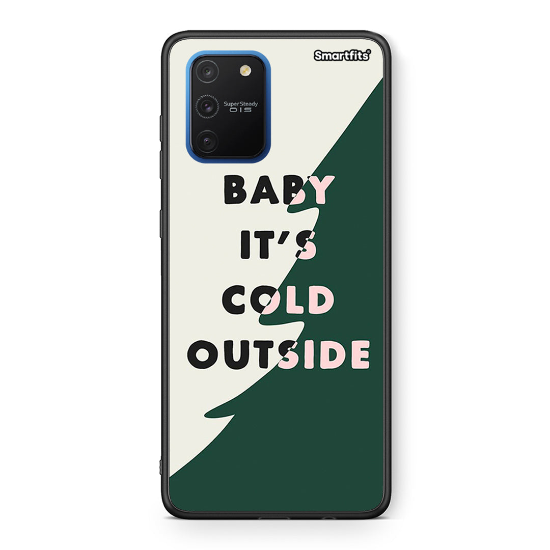 Samsung Galaxy S10 Lite Cold Outside θήκη από τη Smartfits με σχέδιο στο πίσω μέρος και μαύρο περίβλημα | Smartphone case with colorful back and black bezels by Smartfits