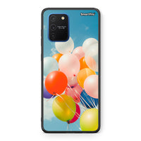 Thumbnail for Samsung Galaxy S10 Lite Colorful Balloons θήκη από τη Smartfits με σχέδιο στο πίσω μέρος και μαύρο περίβλημα | Smartphone case with colorful back and black bezels by Smartfits