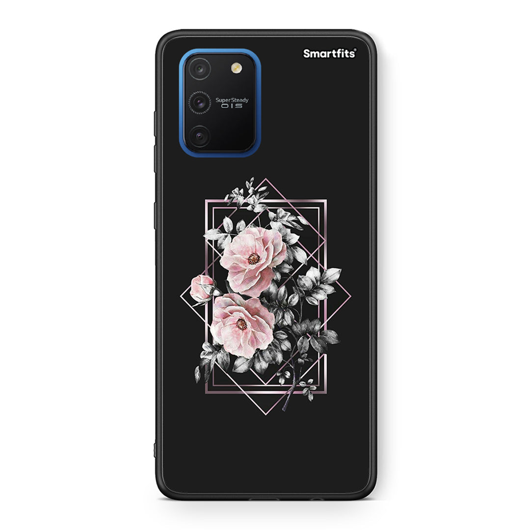 4 - Samsung Galaxy S10 Lite Frame Flower case, cover, bumper