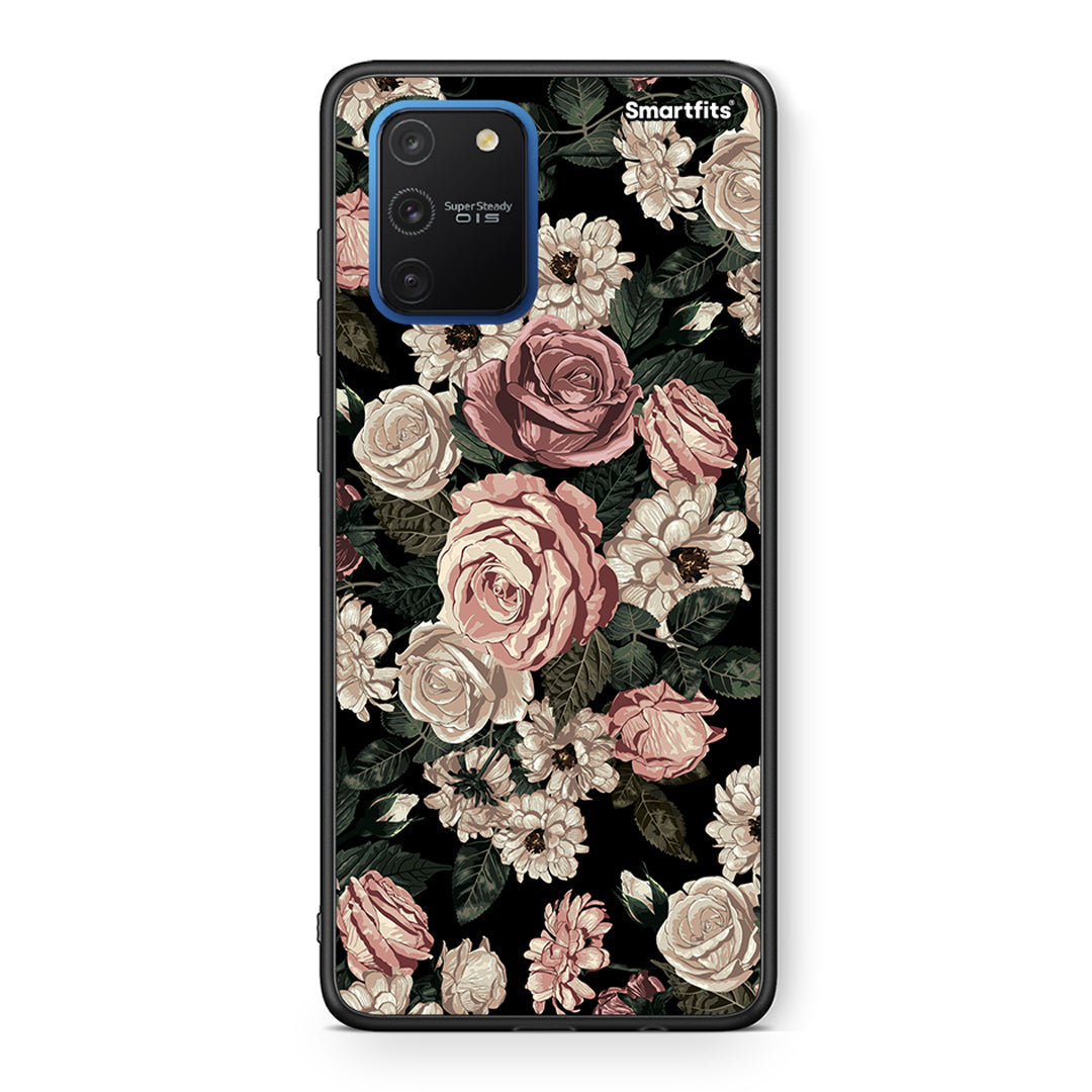 4 - Samsung Galaxy S10 Lite Wild Roses Flower case, cover, bumper