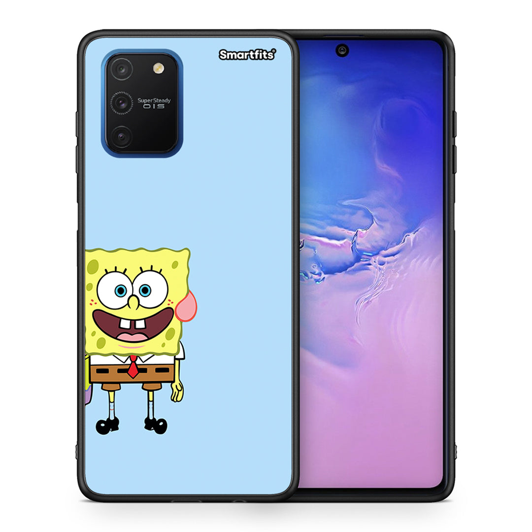Θήκη Samsung Galaxy S10 Lite Friends Bob από τη Smartfits με σχέδιο στο πίσω μέρος και μαύρο περίβλημα | Samsung Galaxy S10 Lite Friends Bob case with colorful back and black bezels