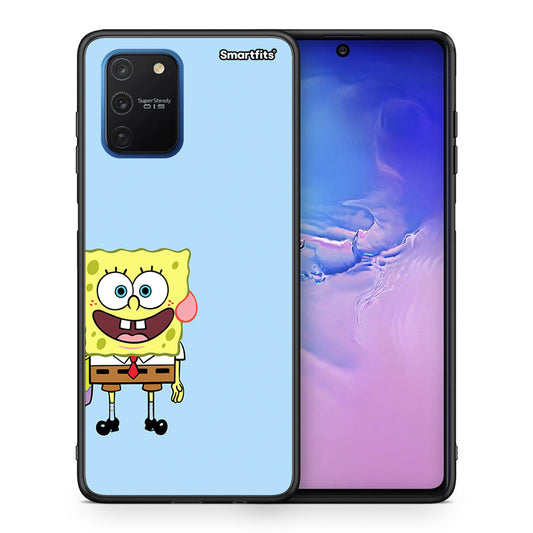 Θήκη Samsung Galaxy S10 Lite Friends Bob από τη Smartfits με σχέδιο στο πίσω μέρος και μαύρο περίβλημα | Samsung Galaxy S10 Lite Friends Bob case with colorful back and black bezels