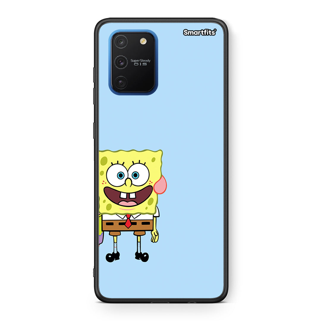 Samsung Galaxy S10 Lite Friends Bob θήκη από τη Smartfits με σχέδιο στο πίσω μέρος και μαύρο περίβλημα | Smartphone case with colorful back and black bezels by Smartfits