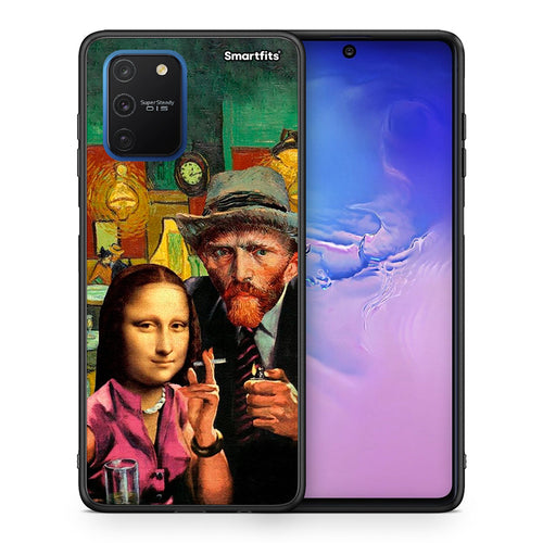 Θήκη Samsung Galaxy S10 Lite Funny Art από τη Smartfits με σχέδιο στο πίσω μέρος και μαύρο περίβλημα | Samsung Galaxy S10 Lite Funny Art case with colorful back and black bezels