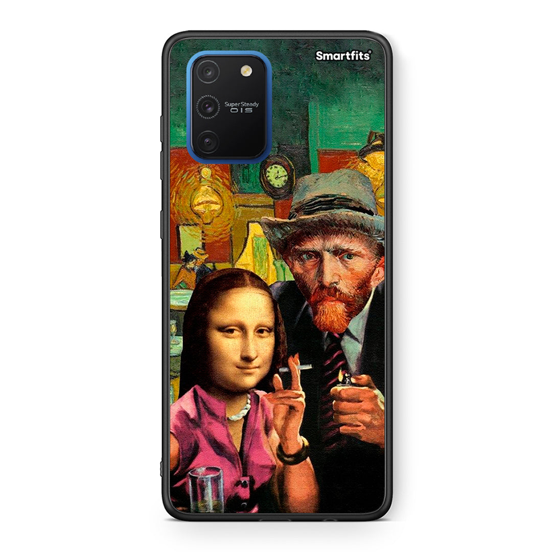 Samsung Galaxy S10 Lite Funny Art θήκη από τη Smartfits με σχέδιο στο πίσω μέρος και μαύρο περίβλημα | Smartphone case with colorful back and black bezels by Smartfits