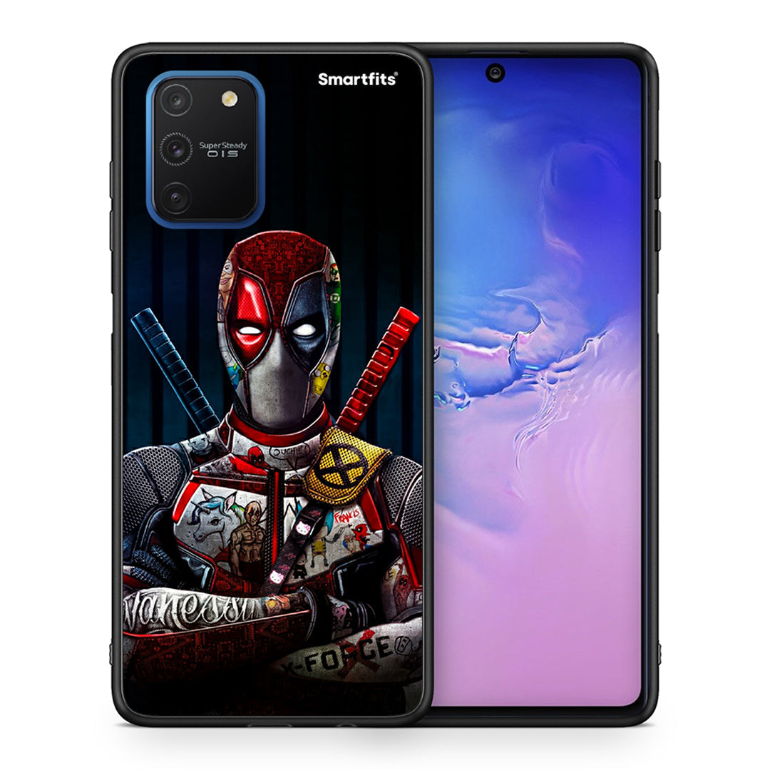 Θήκη Samsung Galaxy S10 Lite Funny Guy από τη Smartfits με σχέδιο στο πίσω μέρος και μαύρο περίβλημα | Samsung Galaxy S10 Lite Funny Guy case with colorful back and black bezels