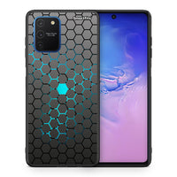 Thumbnail for Θήκη Samsung Galaxy S10 Lite Hexagonal Geometric από τη Smartfits με σχέδιο στο πίσω μέρος και μαύρο περίβλημα | Samsung Galaxy S10 Lite Hexagonal Geometric case with colorful back and black bezels