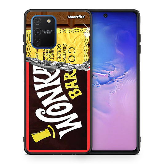 Θήκη Samsung Galaxy S10 Lite Golden Ticket από τη Smartfits με σχέδιο στο πίσω μέρος και μαύρο περίβλημα | Samsung Galaxy S10 Lite Golden Ticket case with colorful back and black bezels