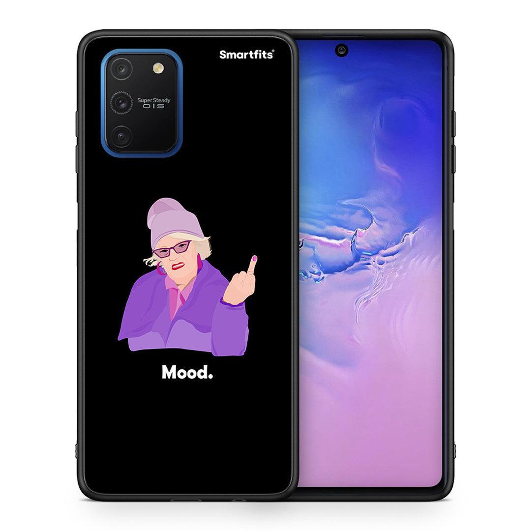 Θήκη Samsung Galaxy S10 Lite Grandma Mood Black από τη Smartfits με σχέδιο στο πίσω μέρος και μαύρο περίβλημα | Samsung Galaxy S10 Lite Grandma Mood Black case with colorful back and black bezels