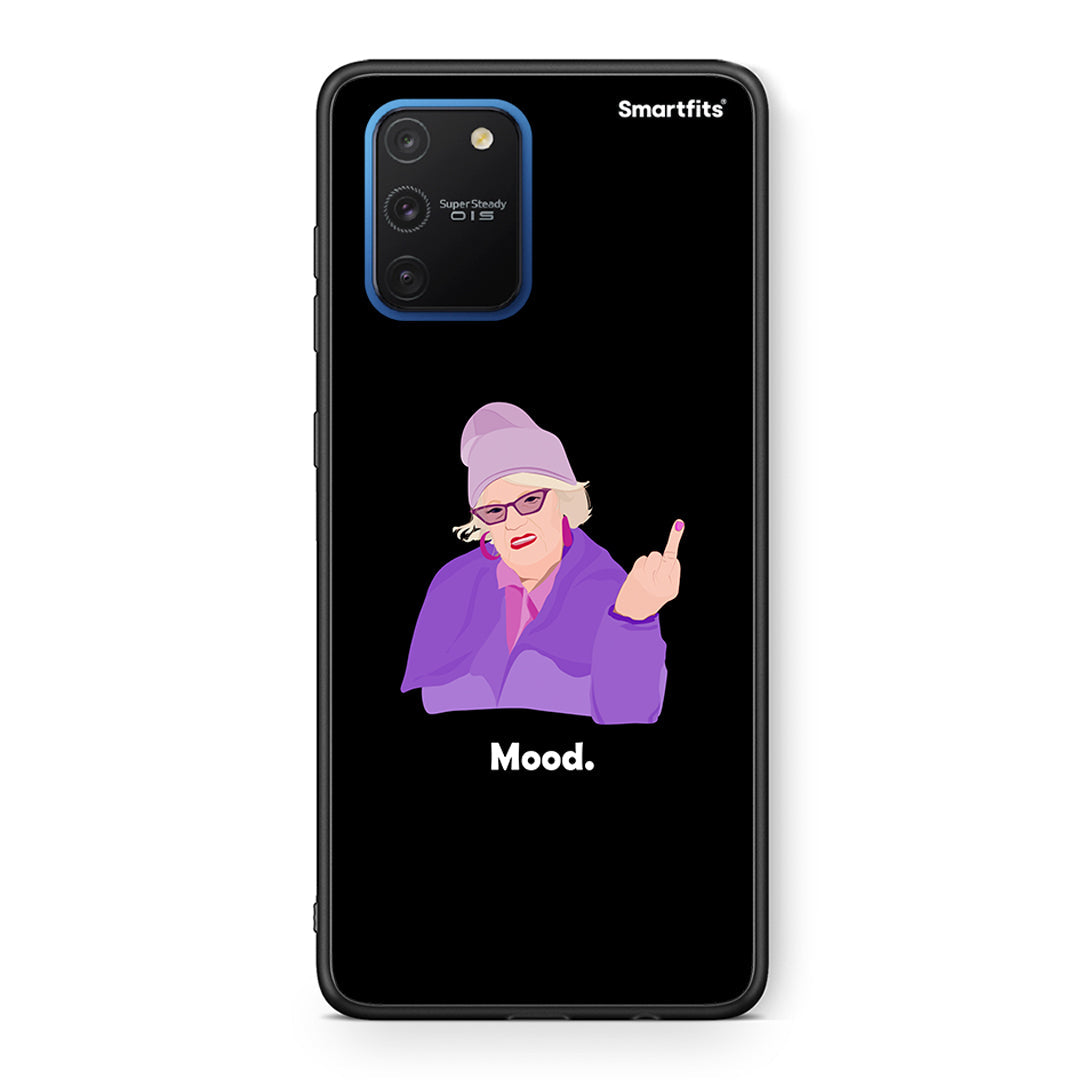Samsung Galaxy S10 Lite Grandma Mood Black θήκη από τη Smartfits με σχέδιο στο πίσω μέρος και μαύρο περίβλημα | Smartphone case with colorful back and black bezels by Smartfits