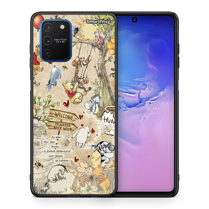 Θήκη Samsung Galaxy S10 Lite Happy Friends από τη Smartfits με σχέδιο στο πίσω μέρος και μαύρο περίβλημα | Samsung Galaxy S10 Lite Happy Friends case with colorful back and black bezels