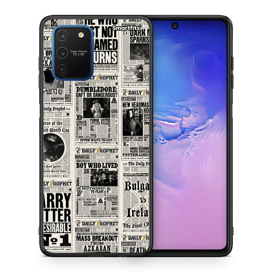 Θήκη Samsung Galaxy S10 Lite Harry Paper από τη Smartfits με σχέδιο στο πίσω μέρος και μαύρο περίβλημα | Samsung Galaxy S10 Lite Harry Paper case with colorful back and black bezels