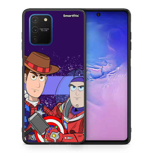 Θήκη Samsung Galaxy S10 Lite Infinity Story από τη Smartfits με σχέδιο στο πίσω μέρος και μαύρο περίβλημα | Samsung Galaxy S10 Lite Infinity Story case with colorful back and black bezels