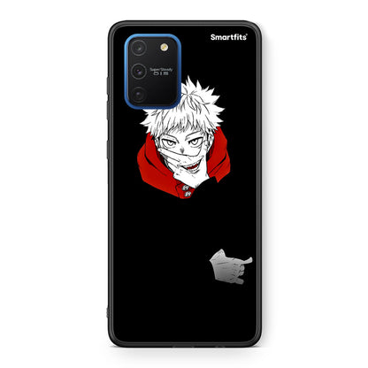 Samsung Galaxy S10 Lite Itadori Anime θήκη από τη Smartfits με σχέδιο στο πίσω μέρος και μαύρο περίβλημα | Smartphone case with colorful back and black bezels by Smartfits