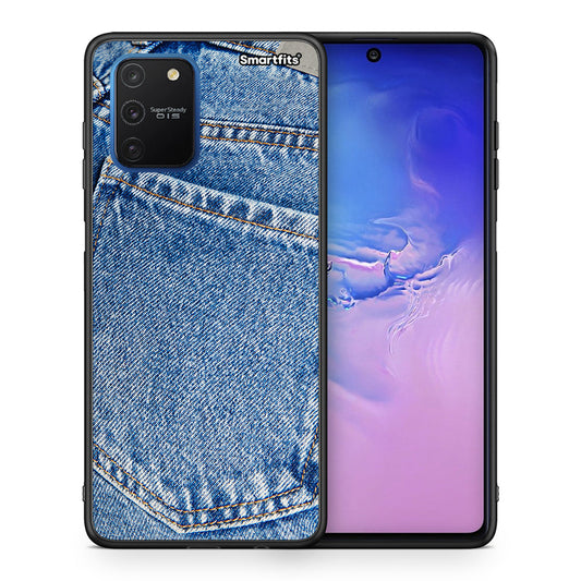 Θήκη Samsung Galaxy S10 Lite Jeans Pocket από τη Smartfits με σχέδιο στο πίσω μέρος και μαύρο περίβλημα | Samsung Galaxy S10 Lite Jeans Pocket case with colorful back and black bezels