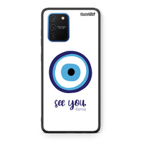 Thumbnail for Samsung Galaxy S10 Lite Karma Says θήκη από τη Smartfits με σχέδιο στο πίσω μέρος και μαύρο περίβλημα | Smartphone case with colorful back and black bezels by Smartfits