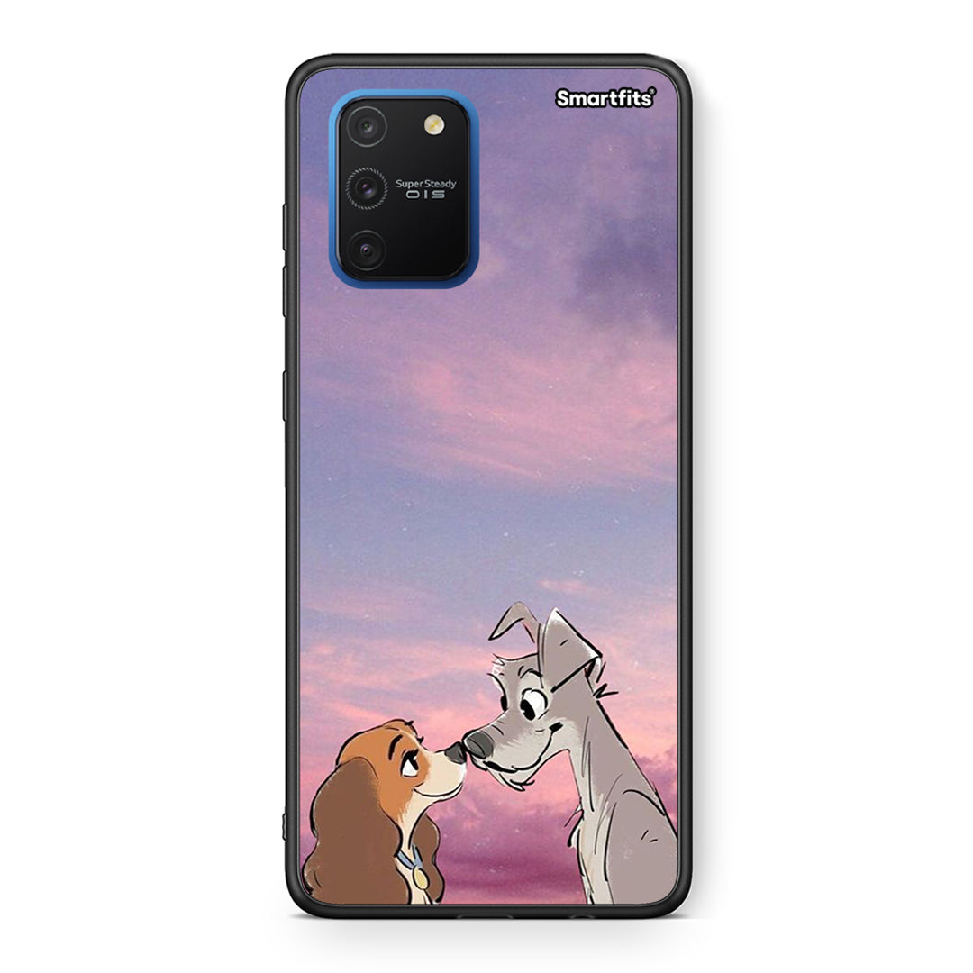 Samsung Galaxy S10 Lite Lady And Tramp θήκη από τη Smartfits με σχέδιο στο πίσω μέρος και μαύρο περίβλημα | Smartphone case with colorful back and black bezels by Smartfits